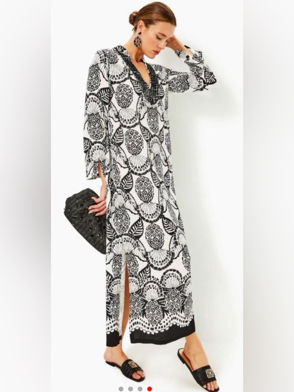 Lilly Pulitzer Irella Maxi Caftan Dress 6